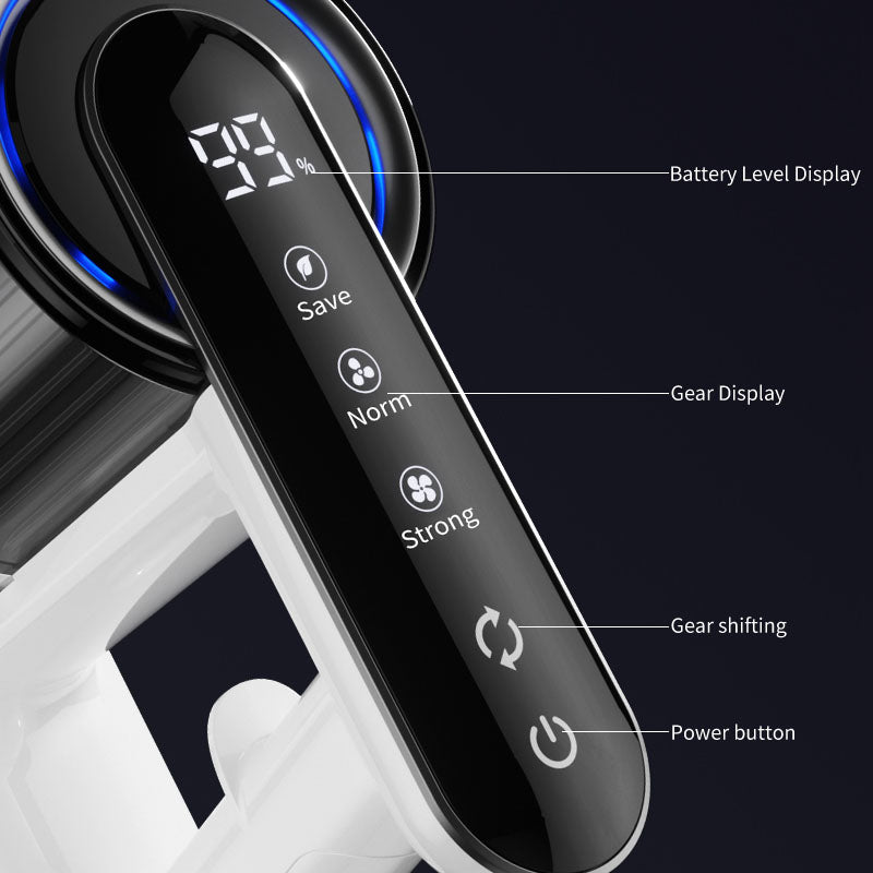 NOXTURA Wireless Bagless Vacuum Cleaner – Foldable with HEPA Filter