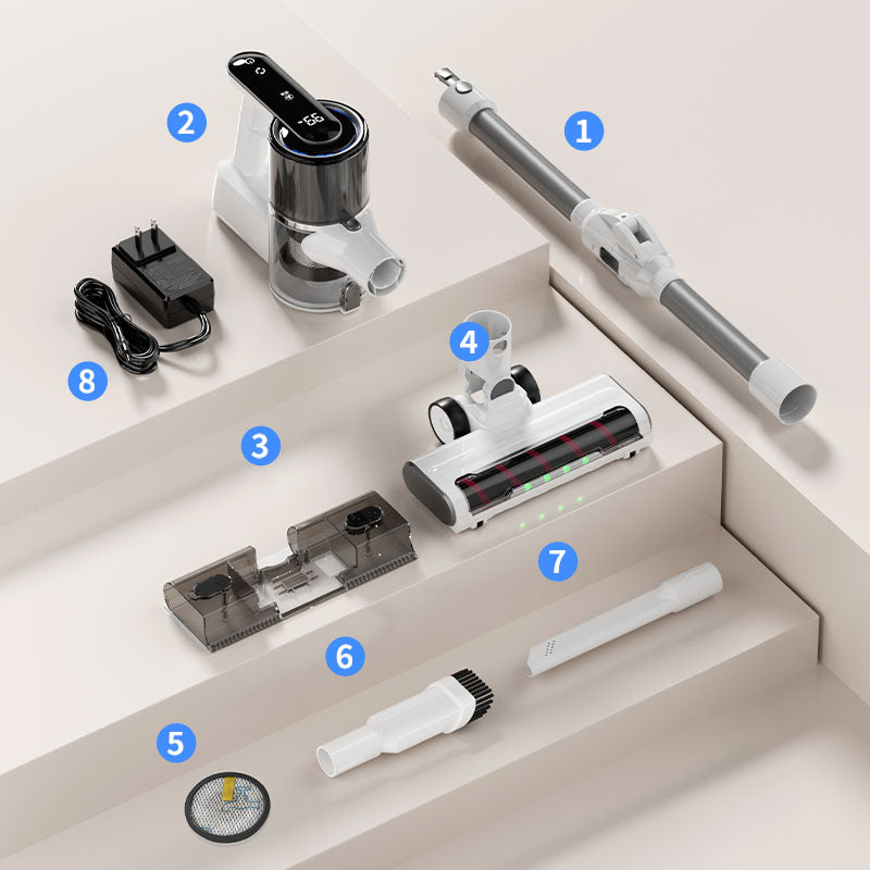 NOXTURA Wireless Bagless Vacuum Cleaner – Foldable with HEPA Filter